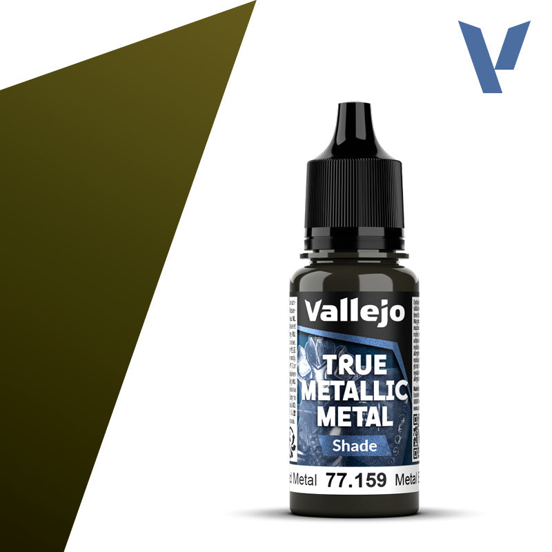 VALLEJO TRUE METALLIC METAL SHADE AGED METAL 18ML