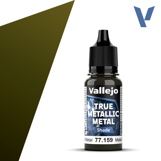 VALLEJO TRUE METALLIC METAL SHADE AGED METAL 18ML