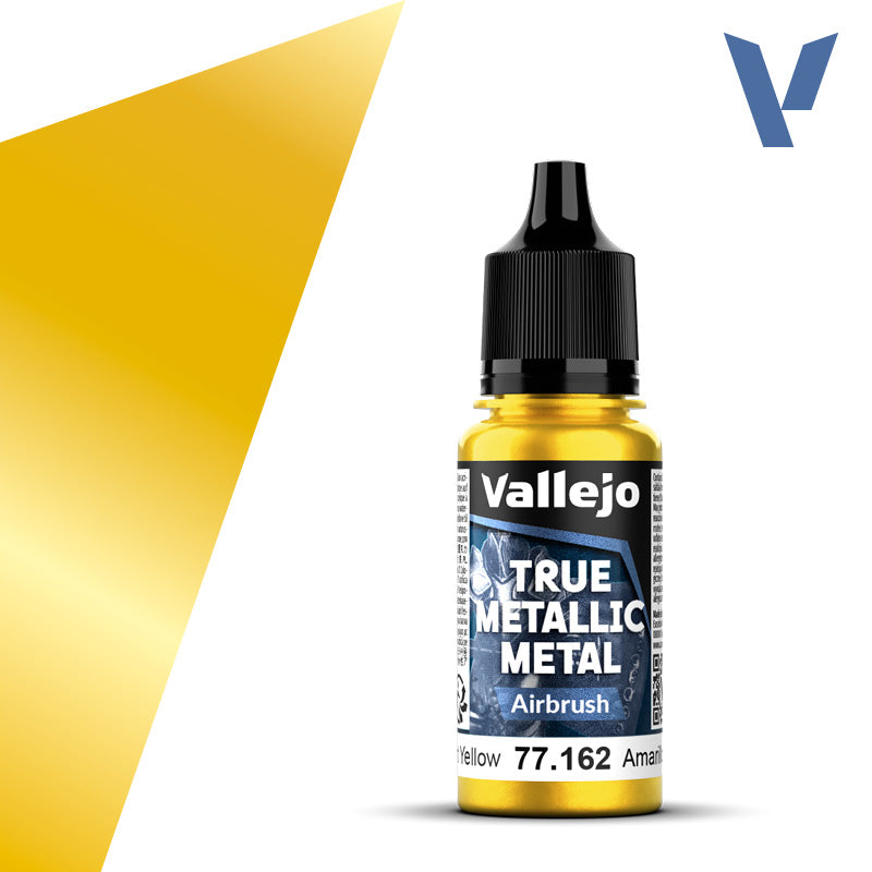 VALLEJO TRUE METALLIC METAL AIRBRUSH RADIANT YELLOW 18ML