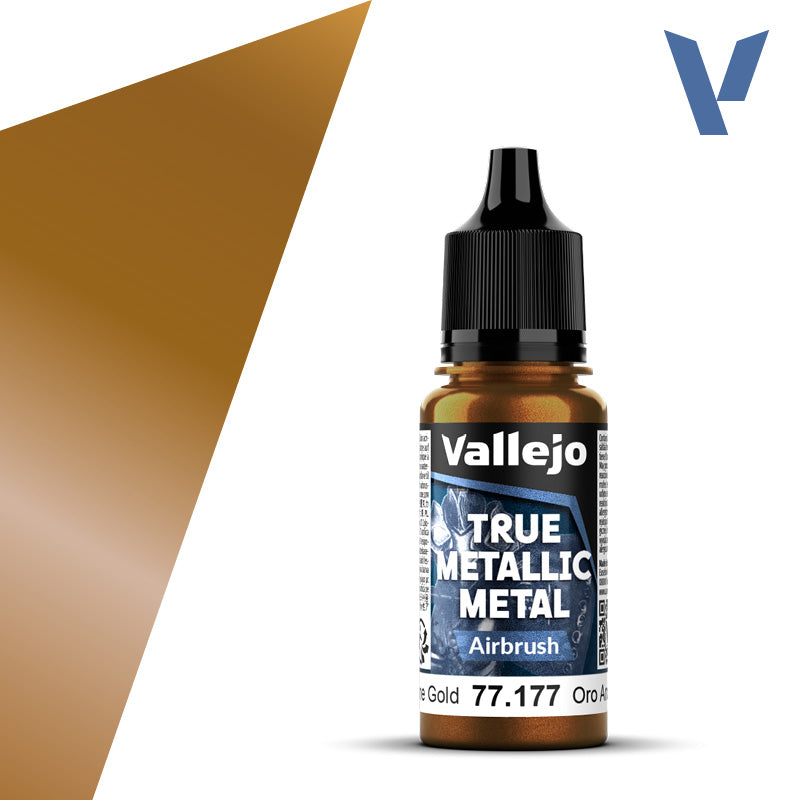 VALLEJO TRUE METALLIC METAL AIRBRUSH ARCANE GOLD 18ML