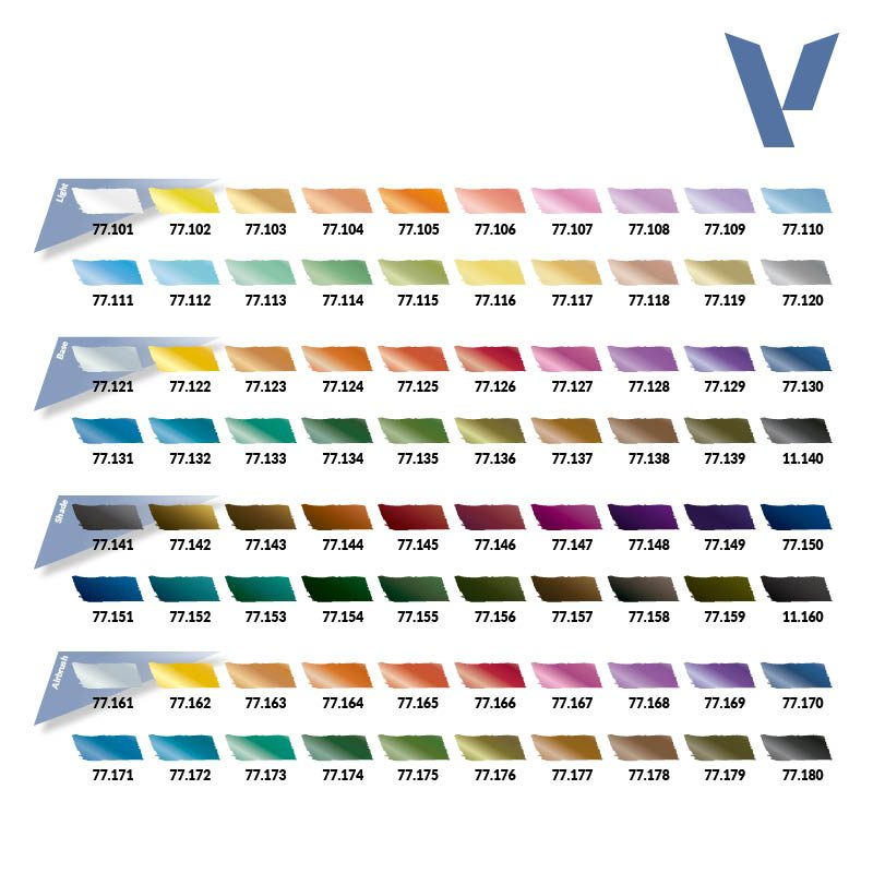 VALLEJO TRUE METALLIC METAL FULL COLLECTION PAINT SET IN STORAGE CASE (80 COLORS)