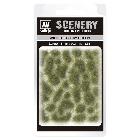 VALLEJO WILD TUFT LARGE: DRY GREEN