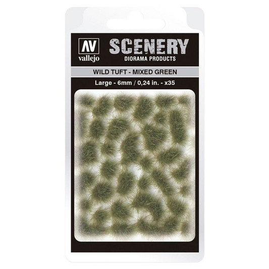 VALLEJO WILD TUFT LARGE: MIXED GREEN