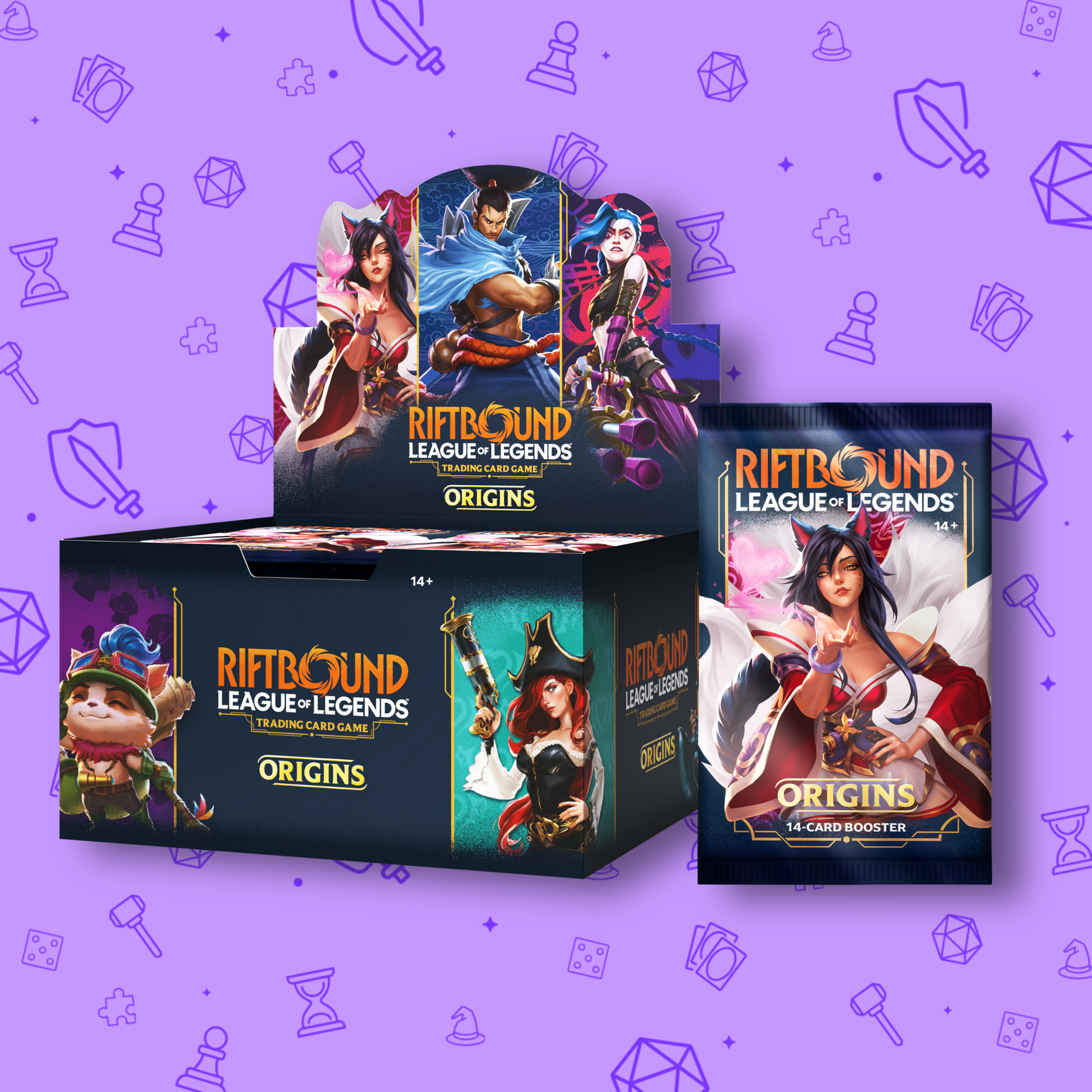 RIFTBOUND ORIGINS BOOSTER BOX (LIMIT 2 PER CUSTOMER) Games and Stuff RIFTBOUND ORIGINS BOOSTER BOX (LIMIT 2 PER CUSTOMER) Games and Stuff