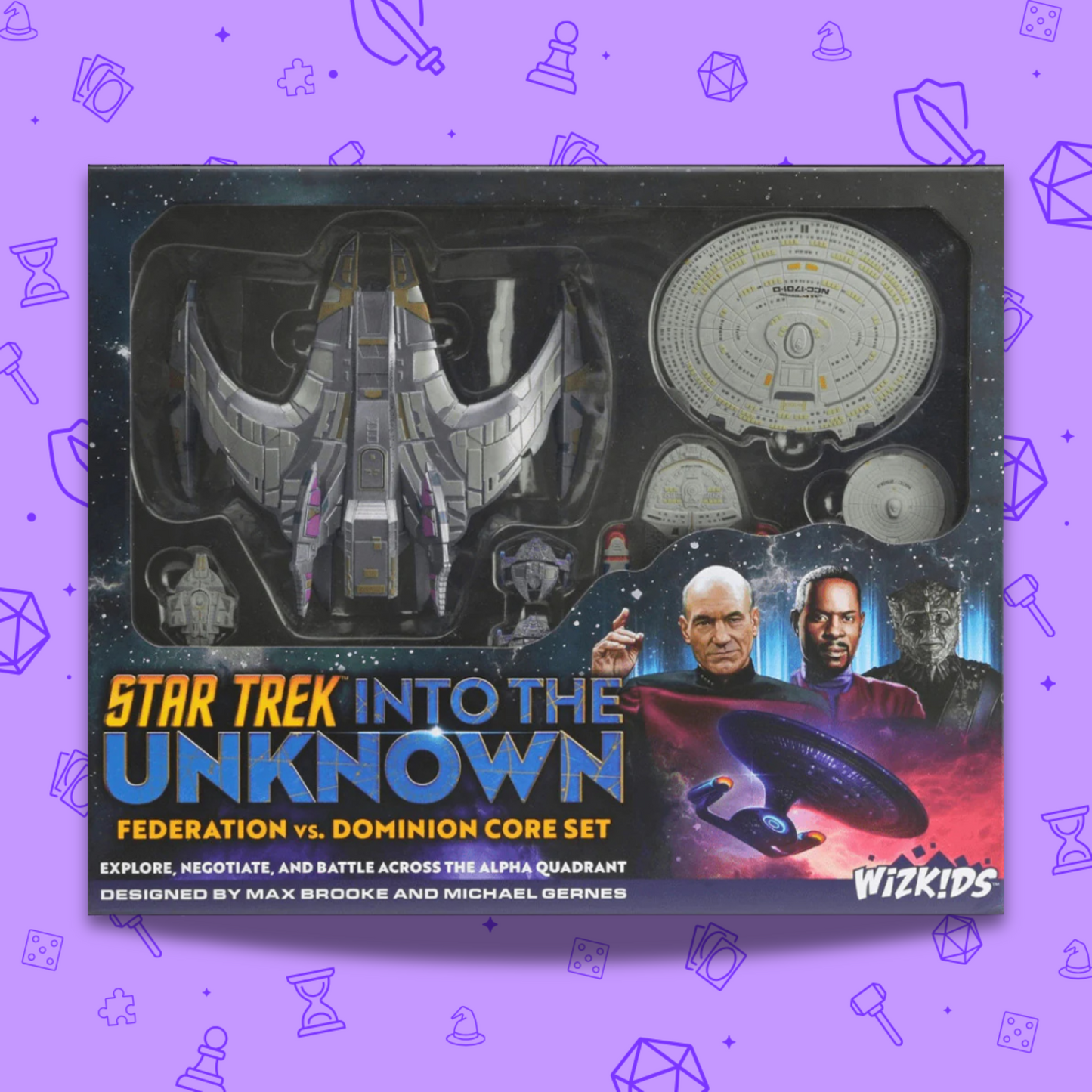 STAR TREK: INTO THE UNKNOWN FEDERATION VS DOMINION CORE SET