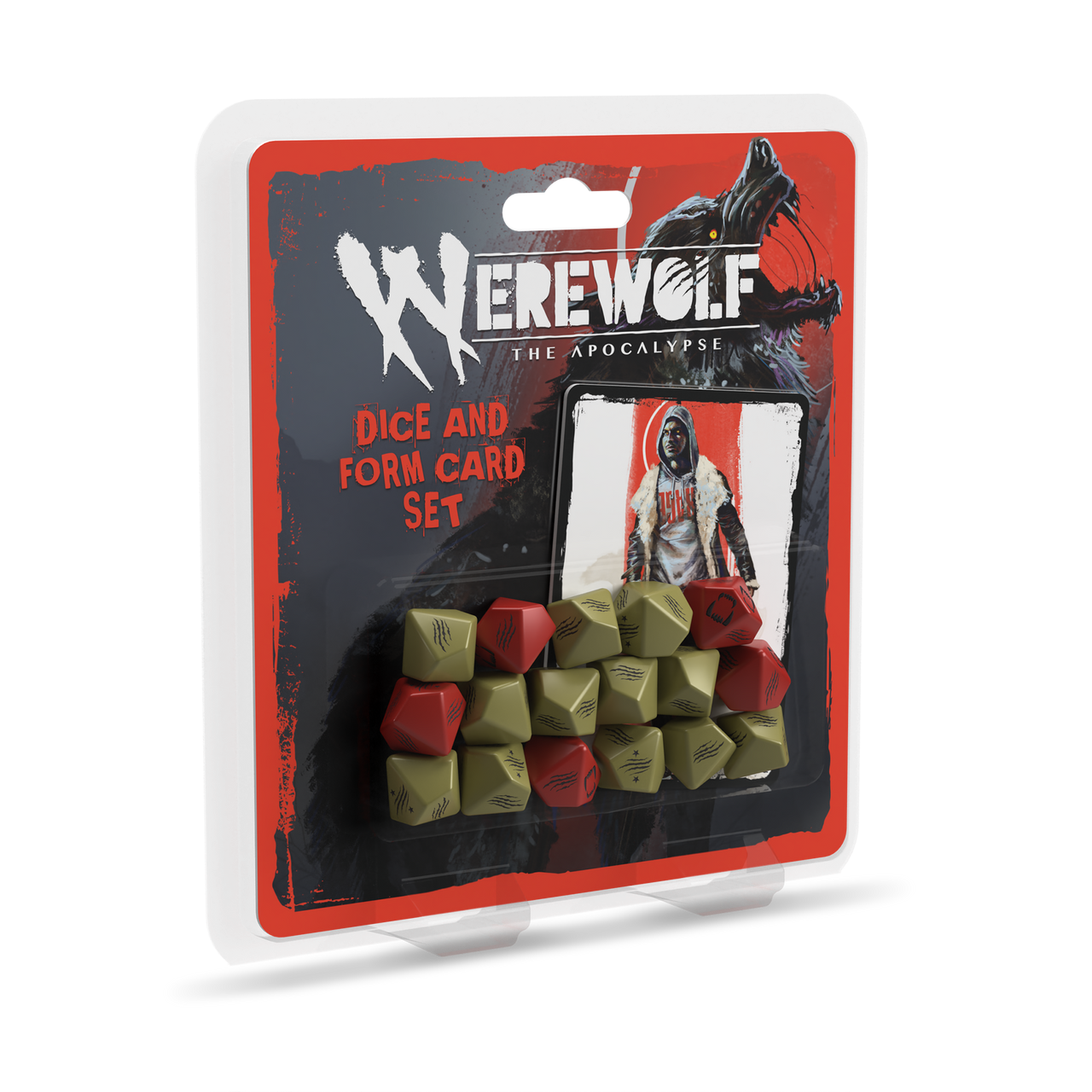 WEREWOLF RPG DICE & FORM CARD SET