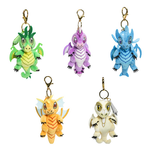 D&D 50TH ANNIVERSARY GEM WYRMLINGS PLUSH KEYCHAIN