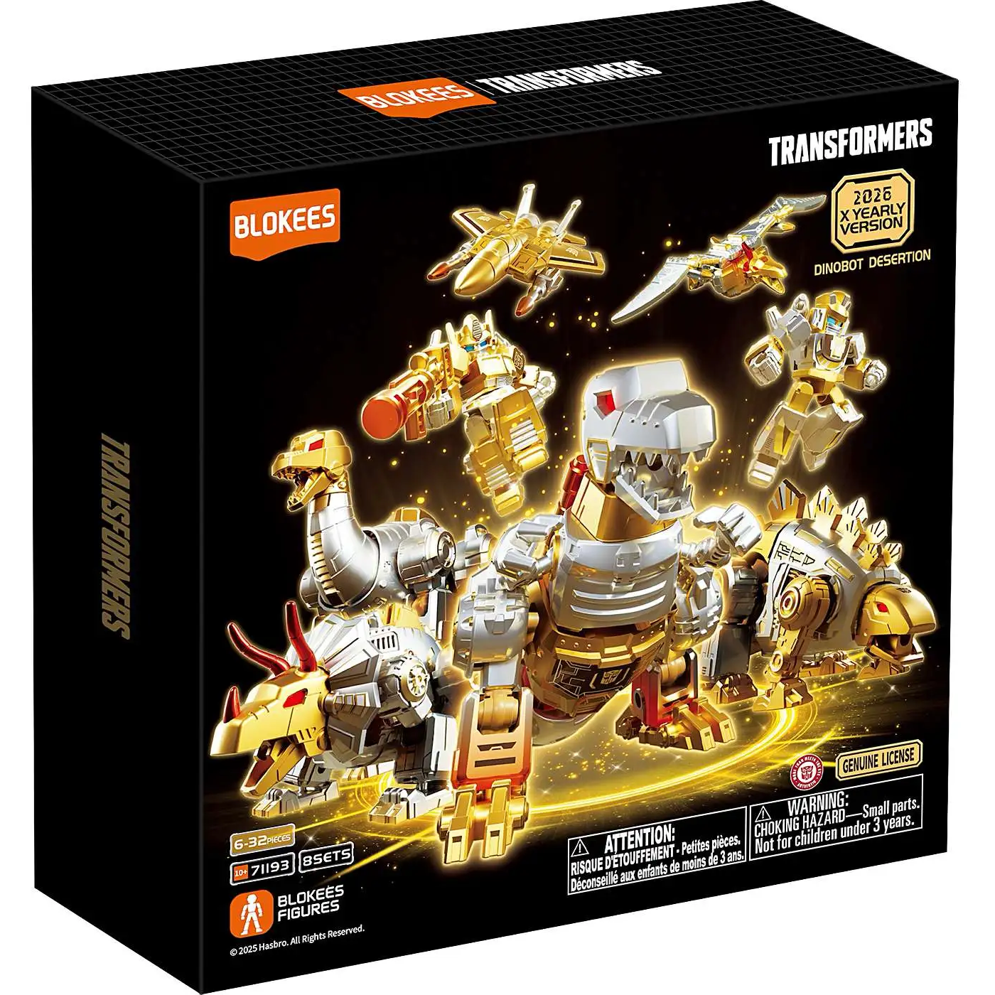 TRANSFORMERS BLOKEES YEARLY GOLD SERIES 03 DINOBOT DESERTION