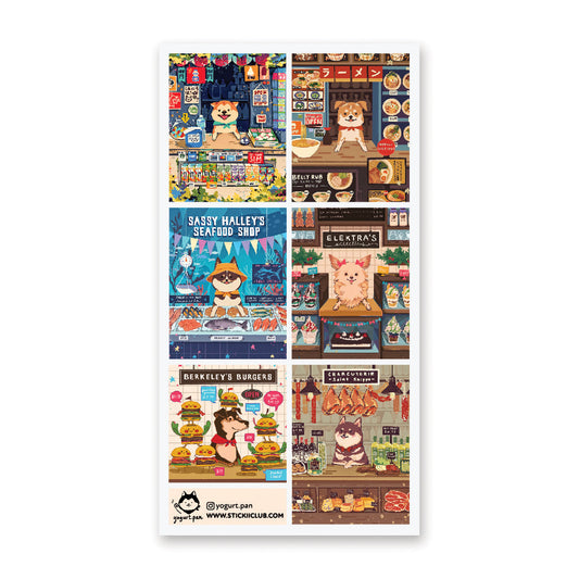 DOGGO MERCHANTS STICKER SHEET
