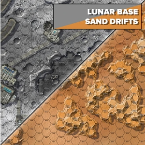 BATTLETECH MAT LUNAR BASE/SAND DRIFT