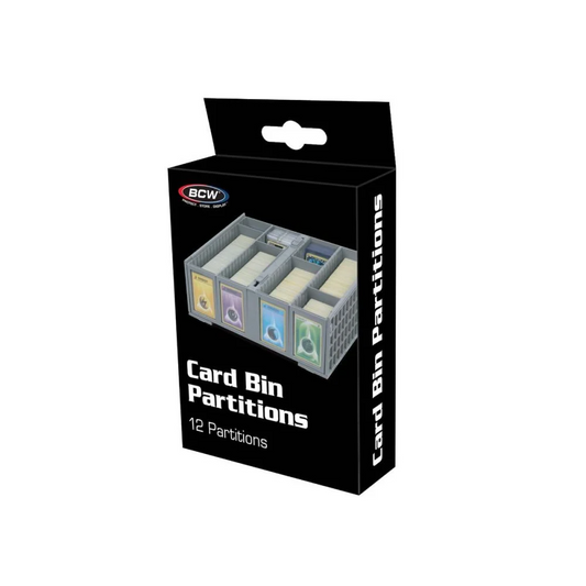 BCW CARD BIN PARTITIONS GRAY