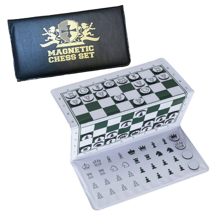 MAGNETIC CHESS CHECKBOOK 10"