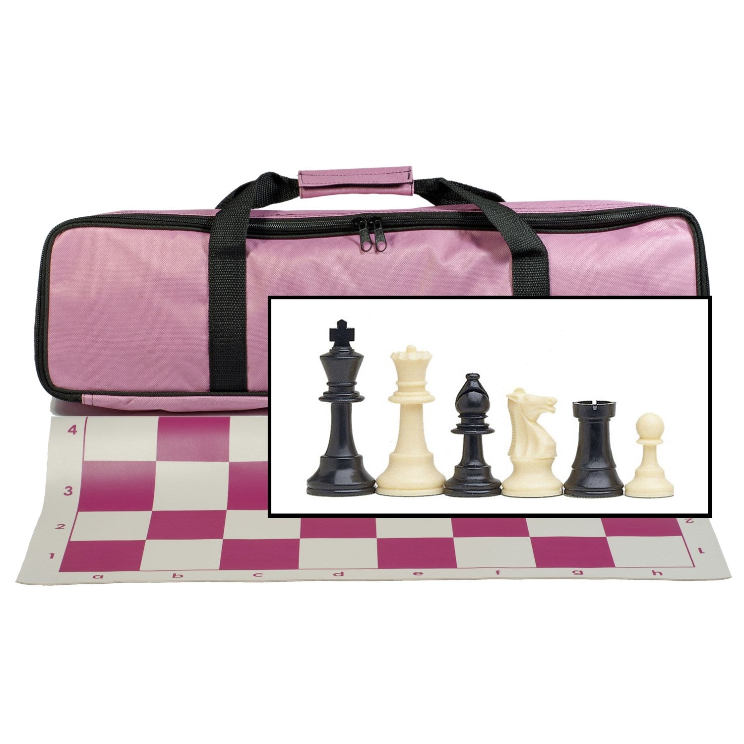 PINK TOURNAMENT CHESS SET – Games and Stuff