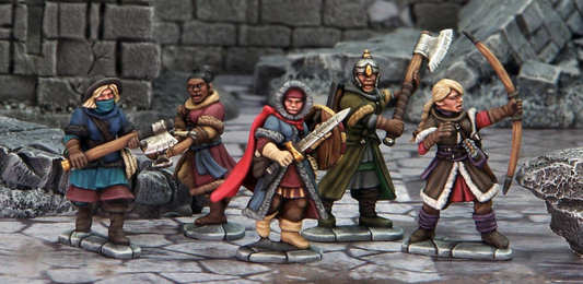 FROSTGRAVE PLASTIC FEMALE SOLDIERS
