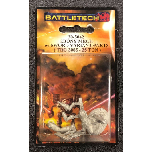 BATTLETECH: EBONY MECH WITH SWORD VARIANT PARTS MINIATURE