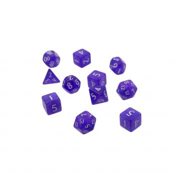 ECLIPSE POLY 11 DICE SET ROYAL PURPLE