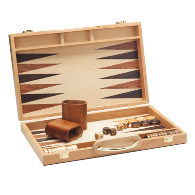 BACKGAMMON- 15" CAMPHOR
