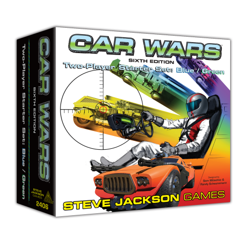 CAR WARS 2 PLAYER STARTER BLUE/GREEN