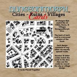 DUNGEONMORPH CARDS CITIES RUINS VILLAGES