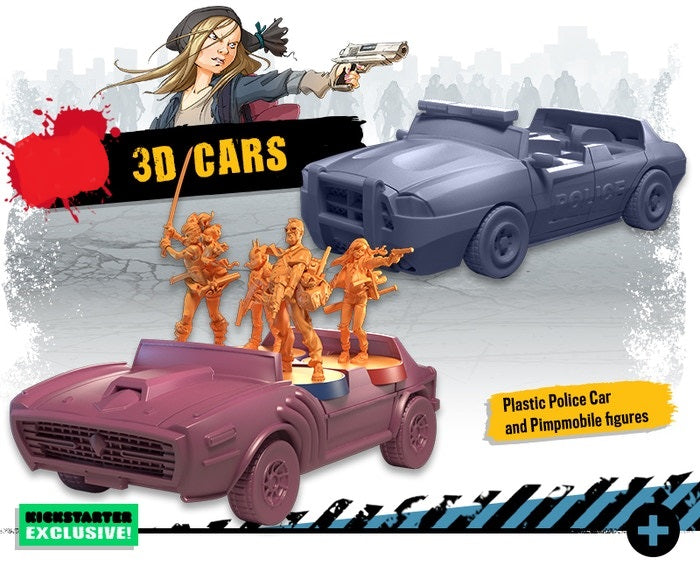 ZOMBICIDE 2ND EDITION ZOMBICIDE 3D CARS