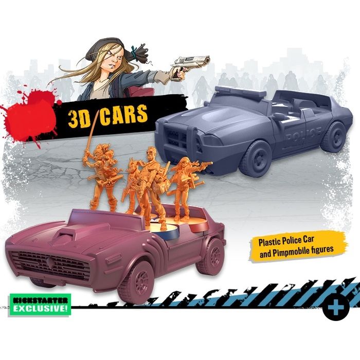 ZOMBICIDE 2ND EDITION ZOMBICIDE 3D CARS