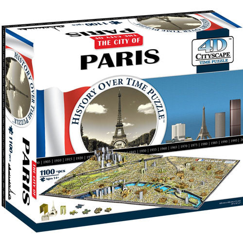 4D CITY OF PARIS PUZZLE