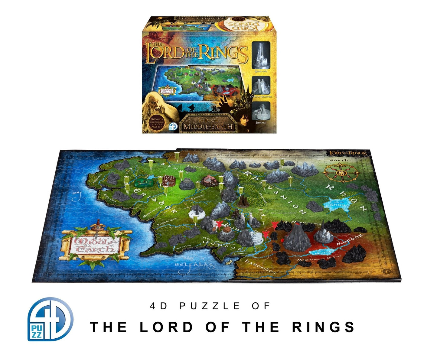 4D LORD OF THE RINGS PUZZLE