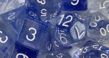 SAPPHIRE DIFFUSION POLY 7 DICE SET