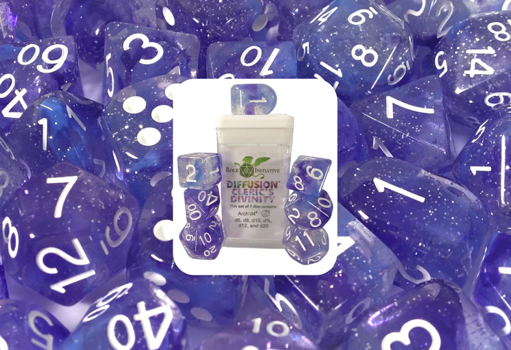 CLERIC'S DIVINITY DIFFUSION DICE SET – Games and Stuff