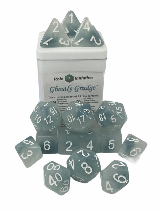 GHOSTLY GRUDGE POLY 15 DICE SET