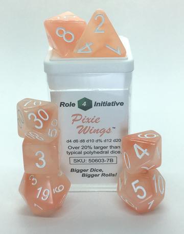 PIXIE WINGS POLY 7 DICE SET