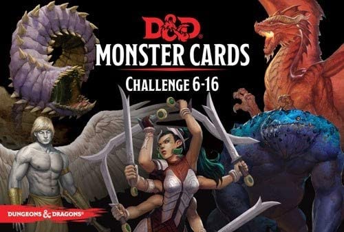 D&D MONSTER CARDS CHALLENGE 6-16
