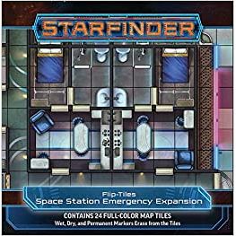 STARFINDER FLIP TILES SPACE STATION EMERGENCY