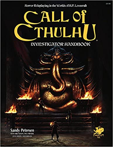 CALL OF CTHULHU: INVESTIGATOR HANDBOOK 7TH EDITION
