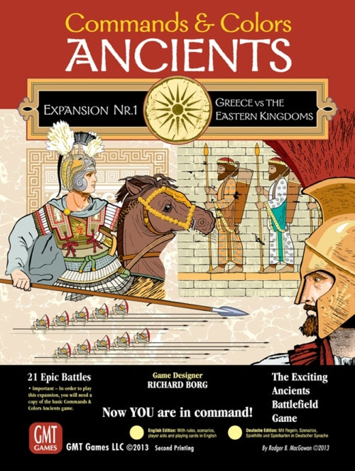COMMANDS AND COLORS: ANCIENTS EXPANSION 1- GREECE VS THE EASTERN KINGDOMS