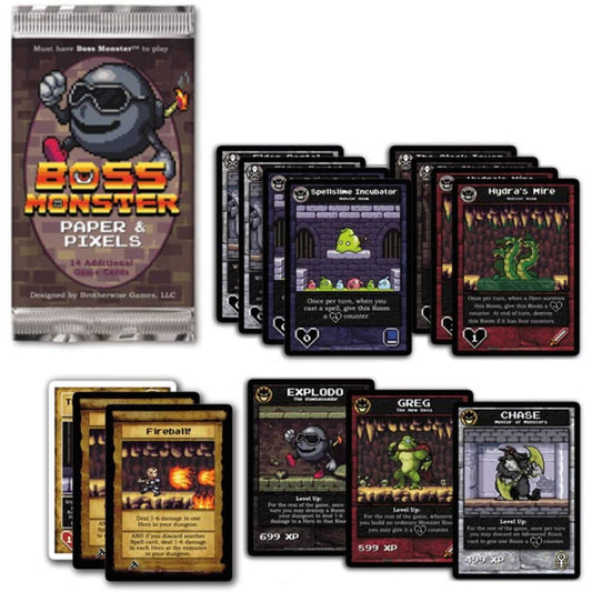 BOSS MONSTER PAPER AND PIXELS