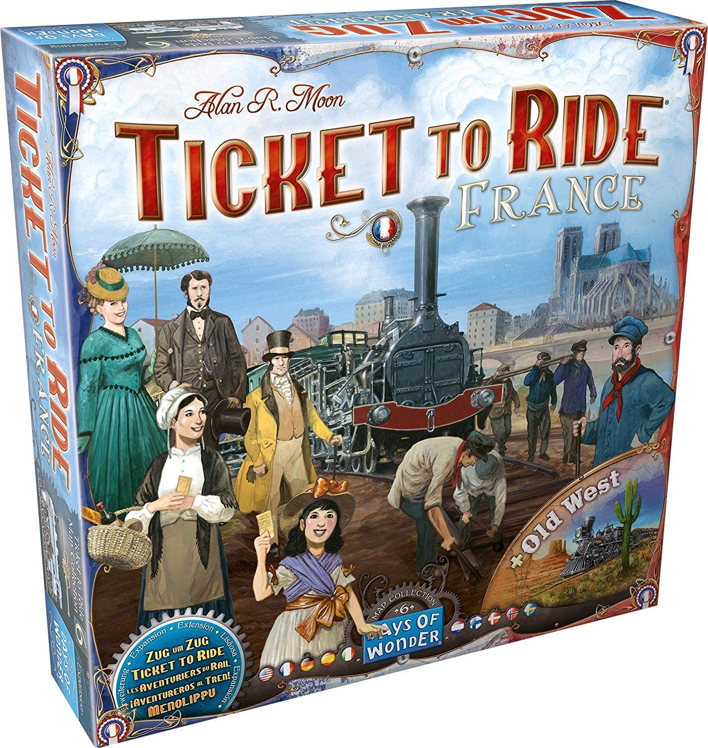 TICKET TO RIDE FRANCE/WILD WEST (MAP COLLECTION 6)