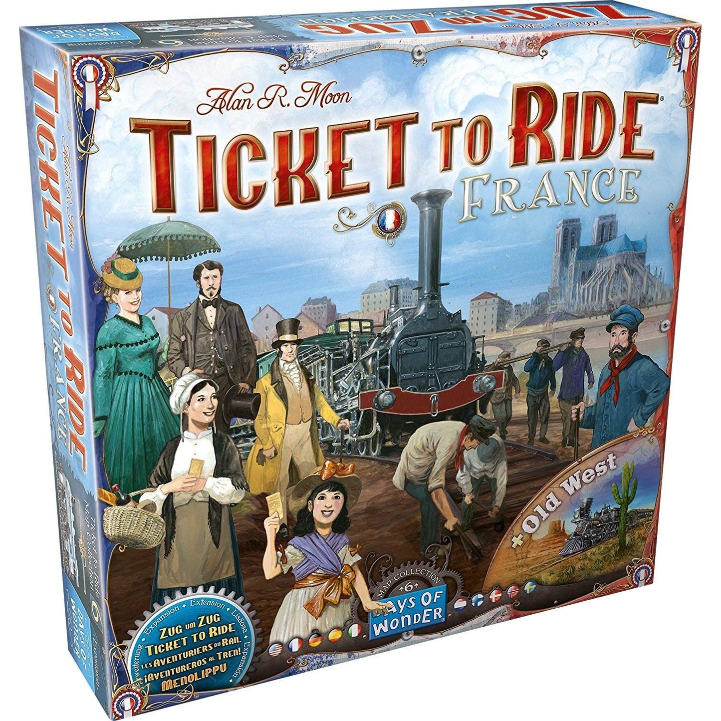 TICKET TO RIDE FRANCE/WILD WEST (MAP COLLECTION 6)