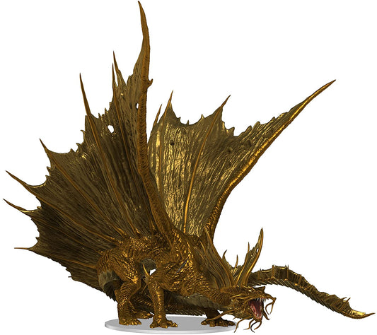 D&D ICONS OF THE REALMS: ADULT GOLD DRAGON PREMIUM FIGURE