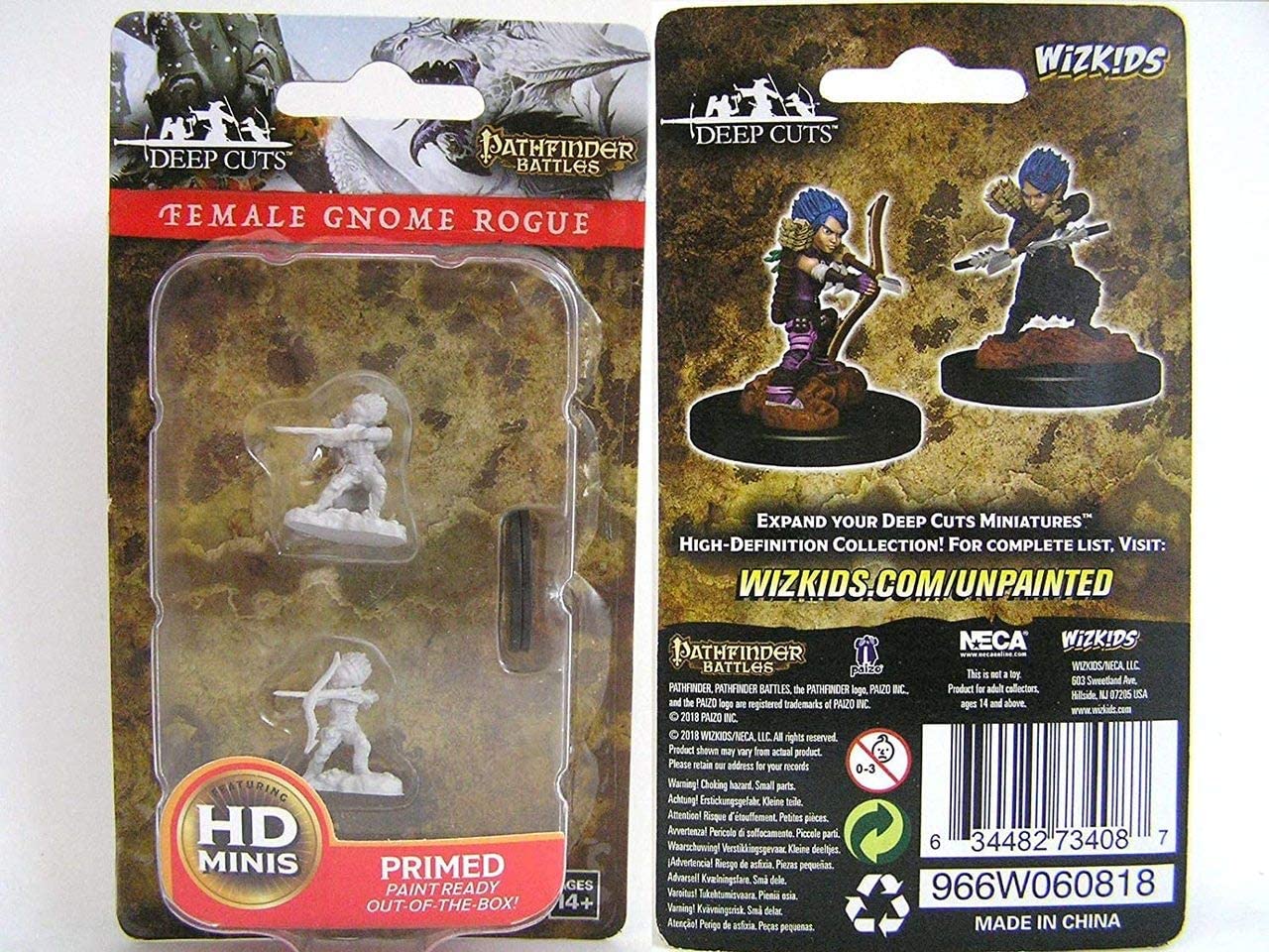 Pathfinder Deep Cuts: Female Gnome Rogue