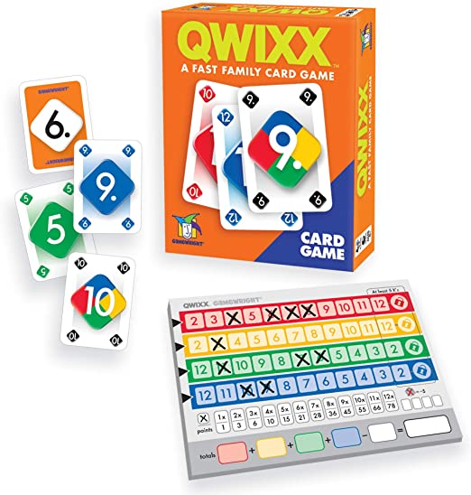 QWIXX A FAST FAMILY CARD GAME