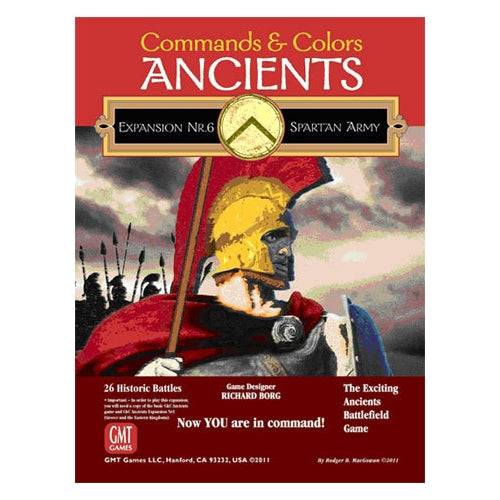 COMMANDS AND COLORS: ANCIENTS EXPANSION 6- SPARTAN ARMY