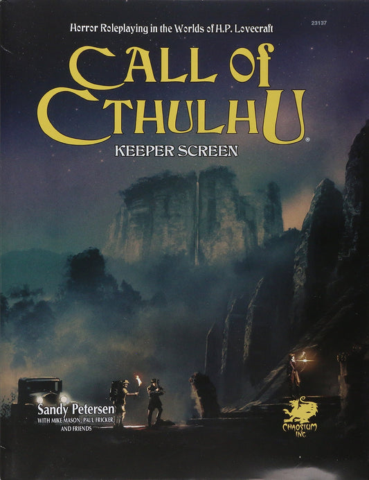 CALL OF CTHULHU: KEEPER SCREEN 7TH EDITION
