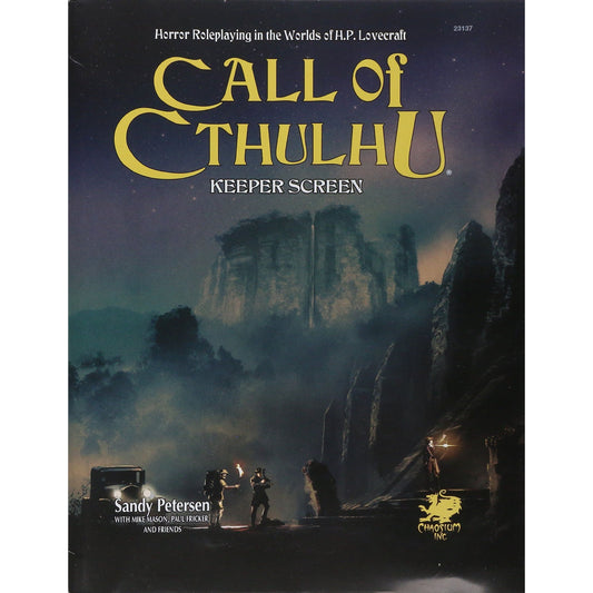 CALL OF CTHULHU: KEEPER SCREEN 7TH EDITION