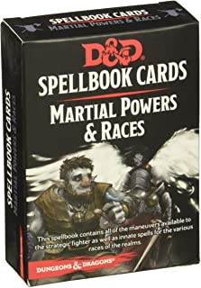 MARTIAL POWERS & RACES SPELLBOOK CARDS