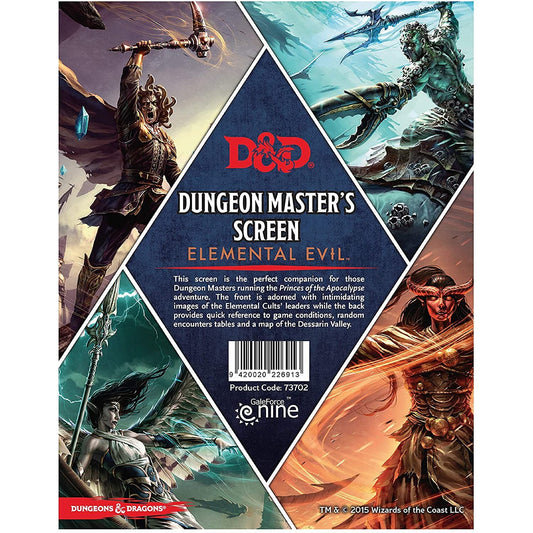 ELEMENTAL EVIL DM SCREEN