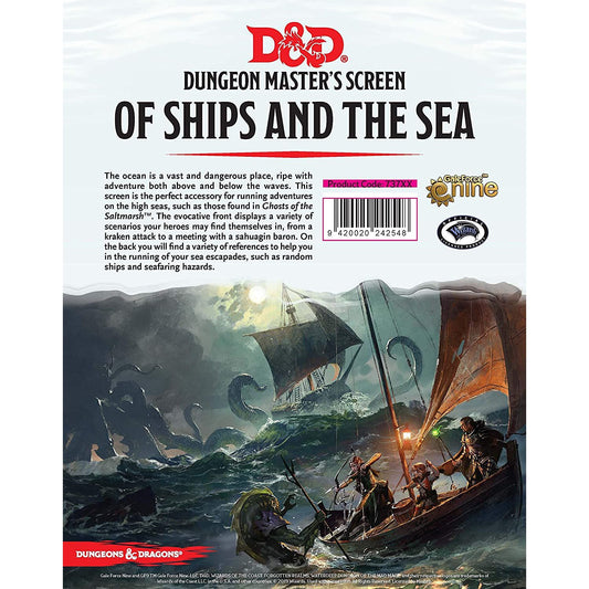 OF SHIPS AND THE SEA DM SCREEN