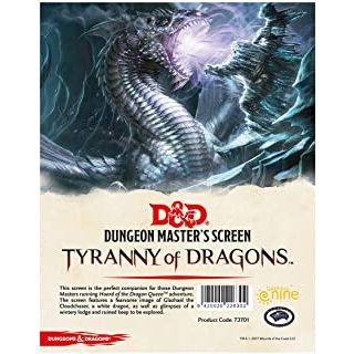 TYRANNY OF DRAGONS DM SCREEN