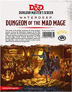 DUNGEON OF THE MAD MAGE DM SCREEN