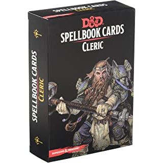 CLERIC SPELLBOOK CARDS